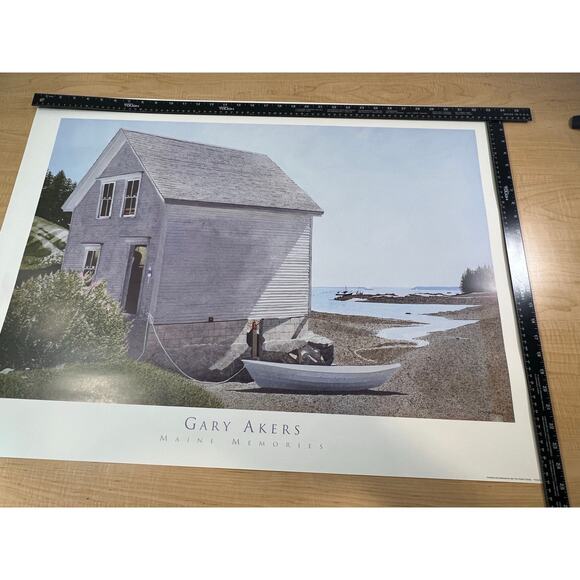 Gary Acres Maine Memories Print Poster Midcoast Maine Art - Picture 5 of 5